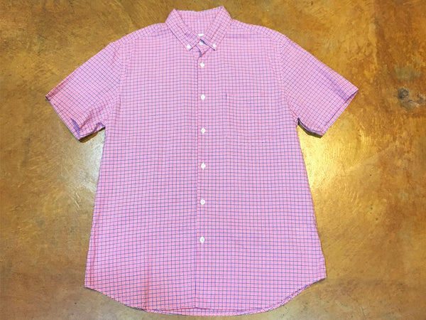 MST0019 Steven Alan Short Sleeve Single Needle Shirt ReEd Blue Multi MST0019 Steven Alan Short Sleeve Single Needle Shirt ReEd Blue Multi