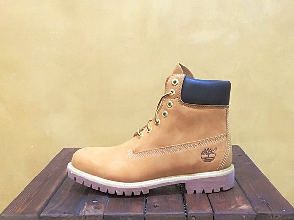 TB010061 Timberland 6 Inch Premium Boots Wheat Nubuck - Stars and Stripes 