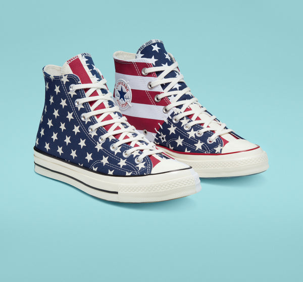166426C Converse CT70 Chuck Taylor High Top – Stars and Stripes