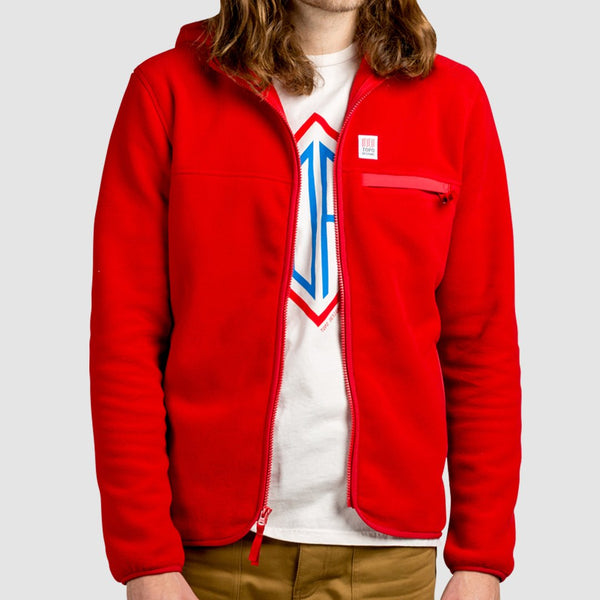 Topo Designs Fleece Hoodie Stars and Stripes