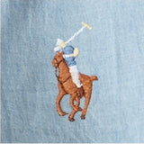710548536001 Polo Ralph Lauren Long-Sleeve Chambray Sport Shirt - Classic Fit (BSR)