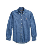 710548537001 Polo Ralph Lauren Long-Sleeve Denim Sport Shirt - Classic Fit (BSR)
