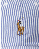 710957166001 Polo Ralph Lauren Seersucker Ball Cap Cruise Royal