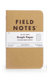 FN-01 Field Notes Original Kraft Graph Paper 3-Pack - Stars and Stripes 