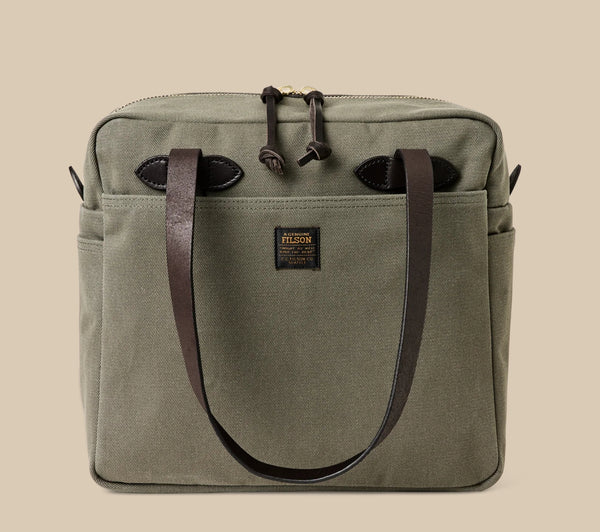 11070261 Filson Rugged Twill Tote Bag with Zipper (New # F2020192728)