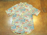 Reyn Spooner Limu Forest Short Sleeve Woven Shirt - Stars and Stripes 