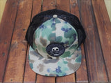 RH146 Roark Fear The Sea Mesh Snapback Cap Camo - Stars and Stripes 