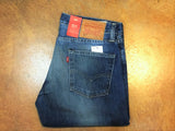 045111892 Levi's Premium 511 Slim Fit Selvedge Jeans Psyche - Stars and Stripes 