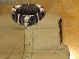 201 Crescent Down Works Italian Vest 60/40 Tan + N.Wheat + SF Nylon Brown - Stars and Stripes 