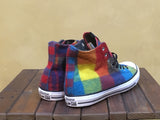 149454C Converse x Woolrich Chuck Taylor All Star Hi Thunder Casino - Stars and Stripes 