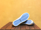 M0863TGL095A013 08_63 Hermosa Plimsoll Core Slate Tin Grey Vintage Wash Linen - Stars and Stripes 