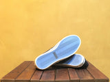 M0863SNL090A13 08_63 Hermosa Plimsoll Core Slate Navy Vintage Wash Linen - Stars and Stripes 