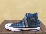 149455C Converse x Woolrich Chuck Taylor All Star Hi Black Papyrus Cyan - Stars and Stripes 