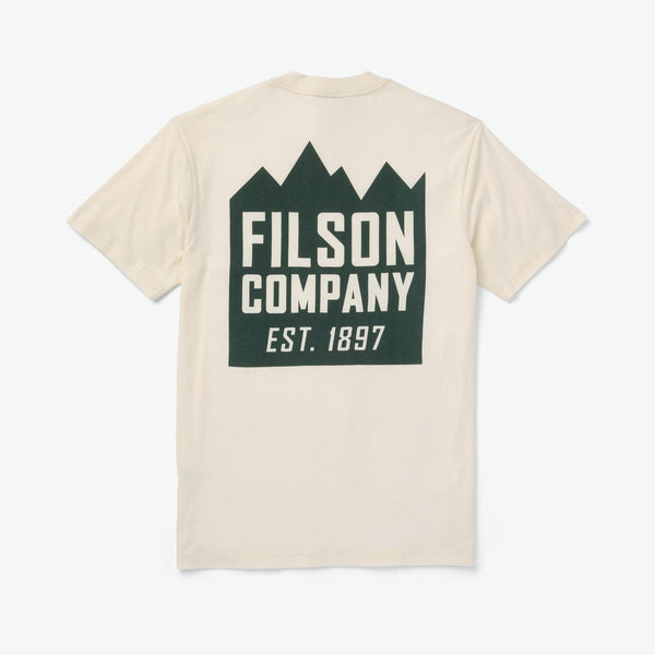 20205643 Filson Short Sleeve Ranger Graphic T-Shirt Off White