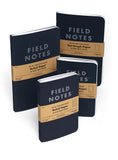 FN-34 Field Notes Pitch Black Ruled 3-Pack