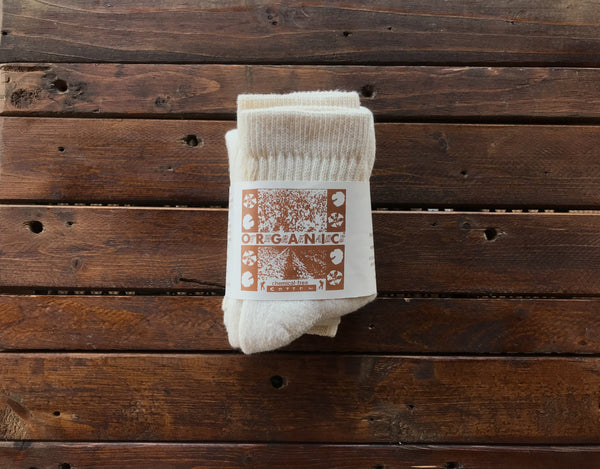 C125 Organic Threads Short Top 3pack Organic Socks Cream - Stars and Stripes 