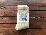 B200 Organic Threads Regular Crew 3pack Organic Socks Brown - Stars and Stripes 