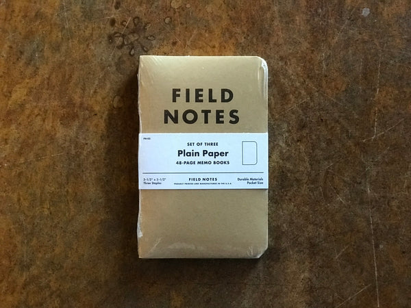 FN-03 Field Notes Original Kraft Plain 3-Pack - Stars and Stripes 