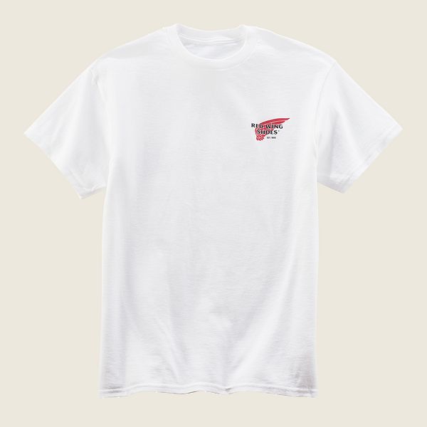 Redwing Heritage 95080 White Archive Logo T-Shirt