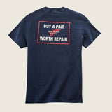 Redwing Heritage 95082 Navy Archive Logo T-Shirt