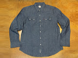 658190086 Levi's Premium Sawtooth Western Shirt Dark Grey - Stars and Stripes 