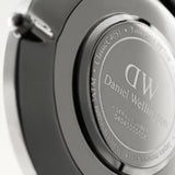 DW00100020 Daniel Wellington Sheffield Black Leather 40mm Sliver - Stars and Stripes 