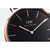 DW00100148 Daniel Wellington Classic Cornwall Black 40mm Rose Gold - Stars and Stripes 