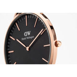 DW00100148 Daniel Wellington Classic Cornwall Black 40mm Rose Gold - Stars and Stripes 